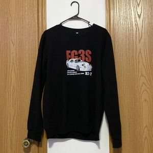 rx-7 mens crewneck
